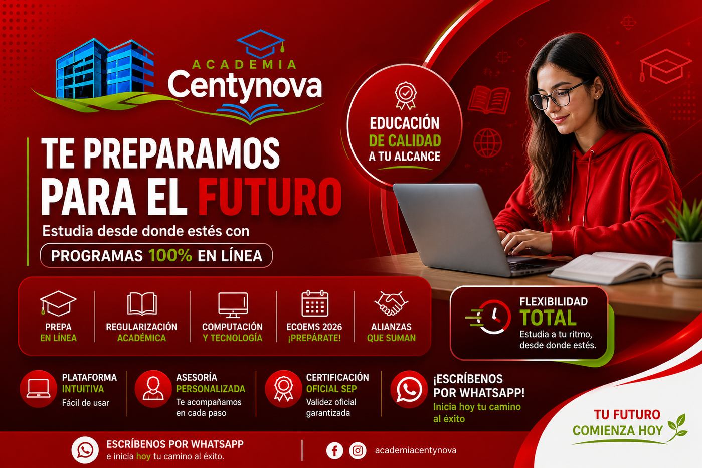 Academia Centynova, educación en línea y preparación para el futuro